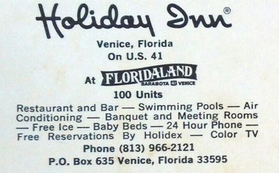 Floridaland - Postcard Back (newer photo)